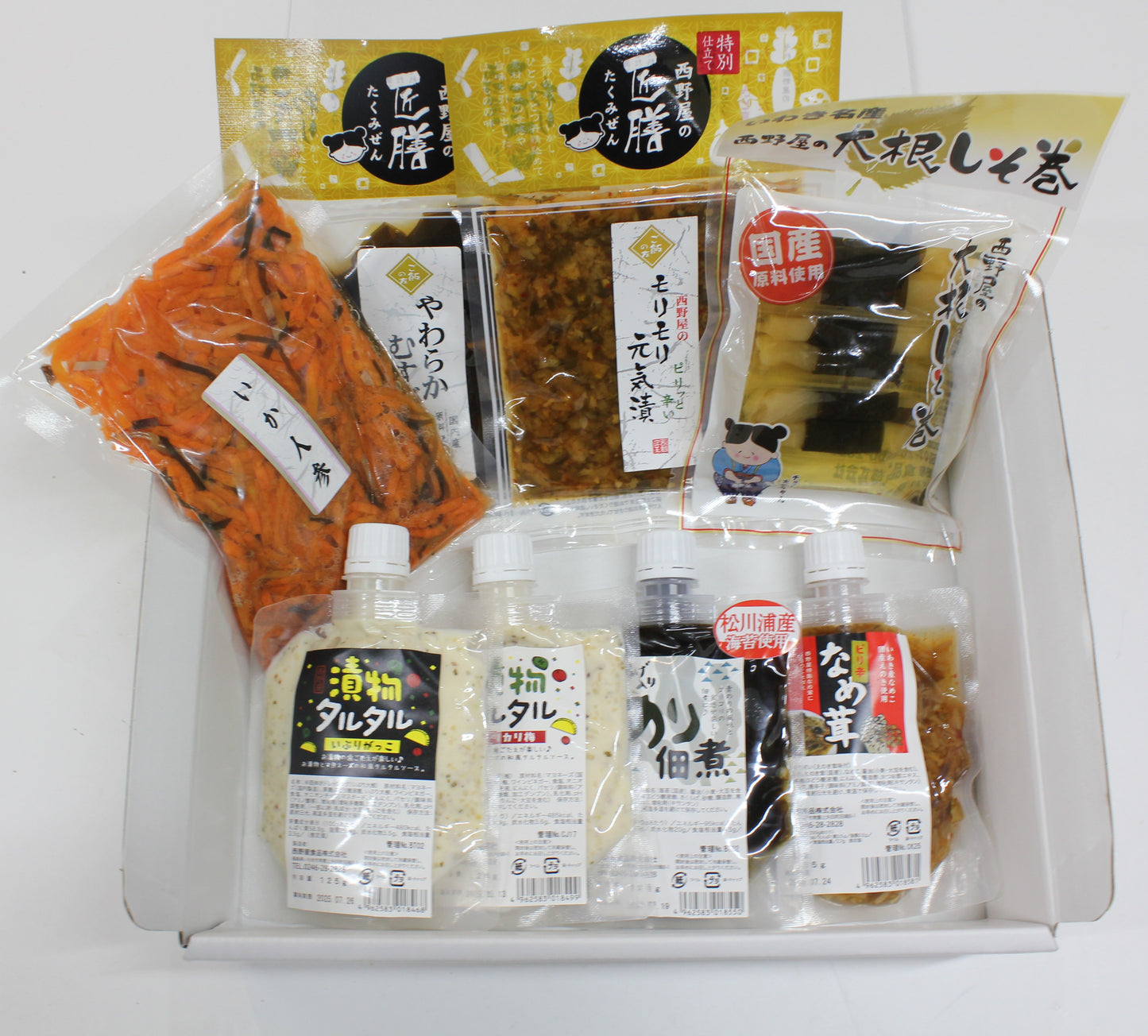 ご飯のお供8点詰合せ【送料込】2025夏ギフトJ-05