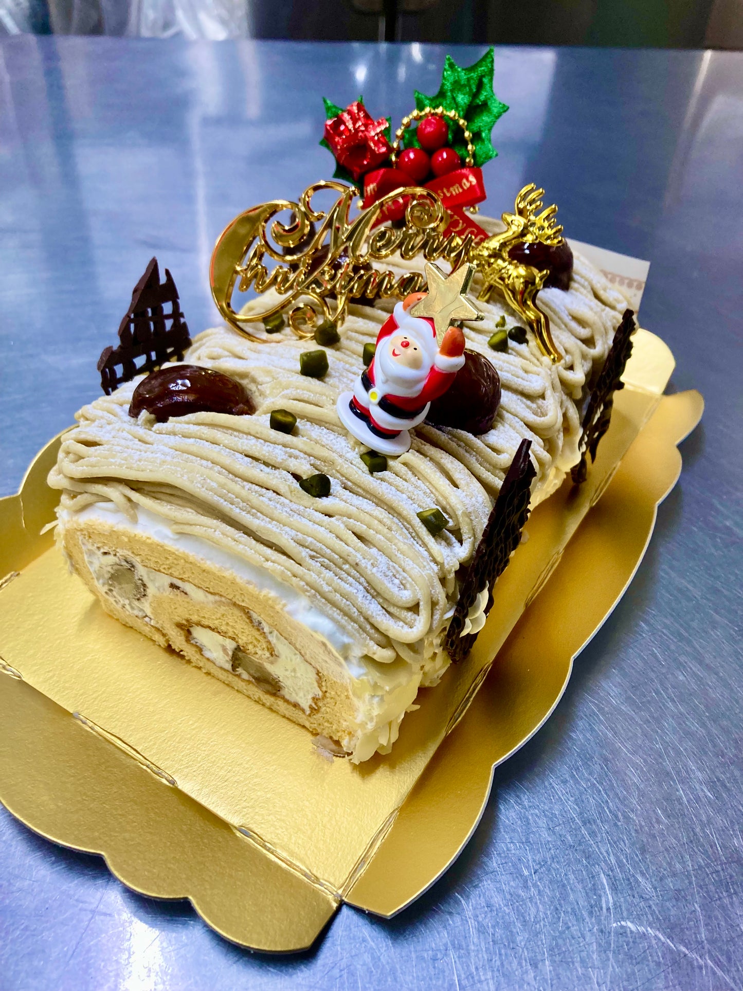 和栗のブッシュドノエル A-13