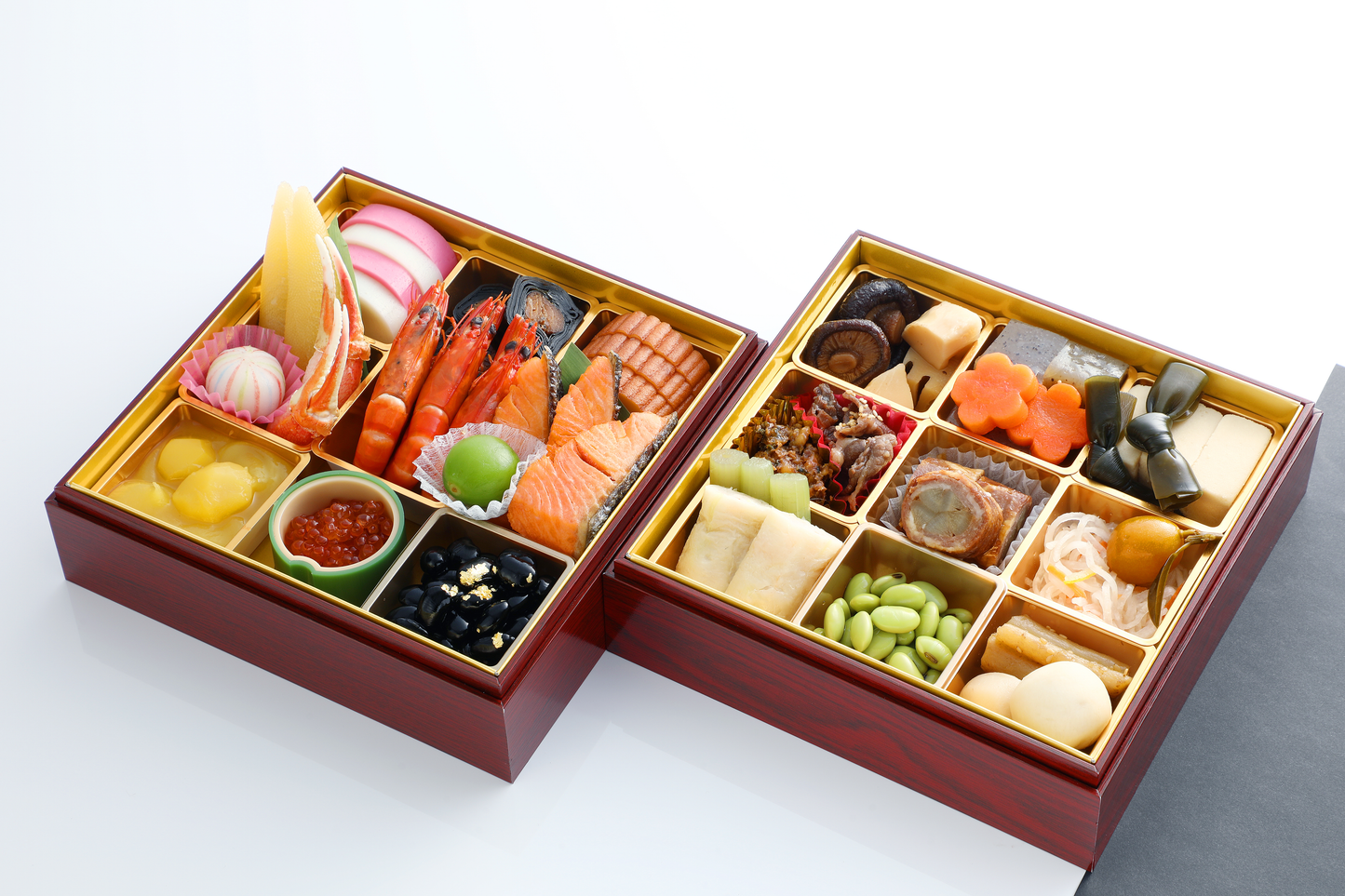 福豆屋 おせち二段重「和楽」 B-08