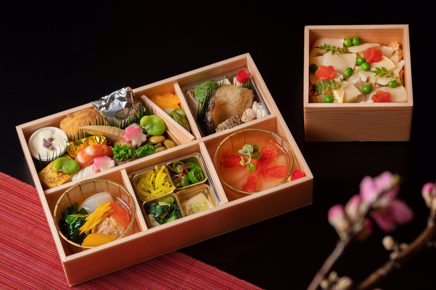 ③らん亭 美日庵 季節の懐石弁当【店舗受取商品】