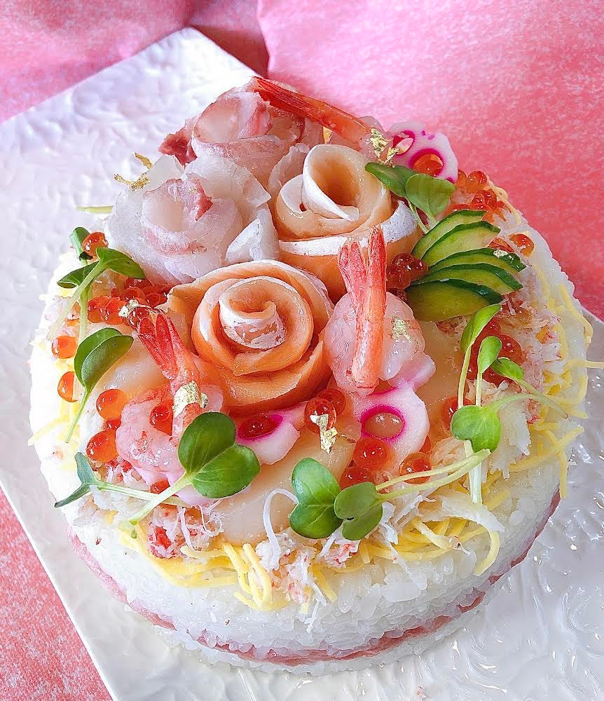 クリスマス寿司ケーキ A-34