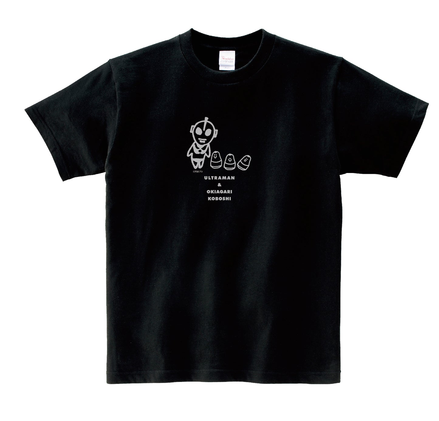 ウルトラマン&起き上がり小法師Tシャツ ブラック<送料別>