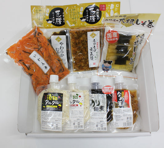ご飯のお供８点詰合せ【送料込】2025夏ギフトJ-05