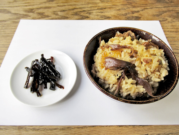 炊込みご飯の素４種と手づくりきゃらぶき【送料込】7C-069