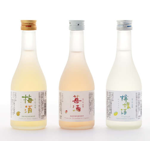 雪小町 梅酒・苺酒・檸檬酒 セット【送料込】