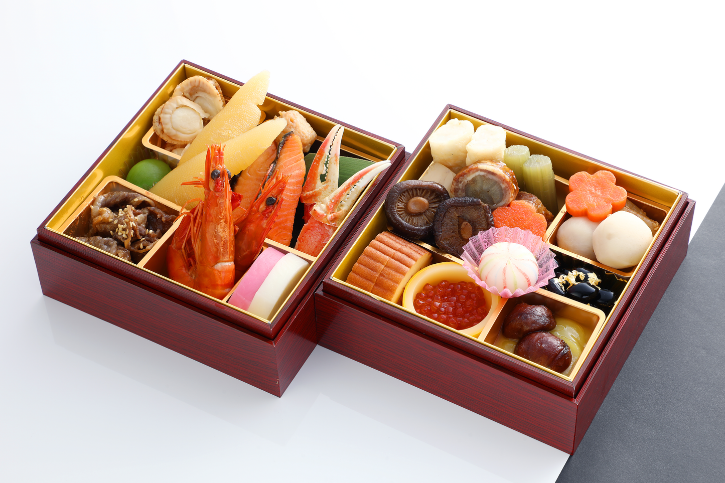 福豆屋 おせち二段重「吉祥」　B-09