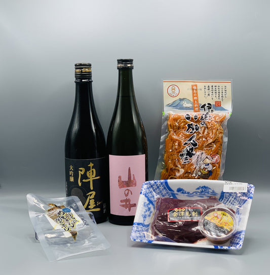 ふくしま自慢の日本酒とおつまみセット馬刺し入り【送料込】_2